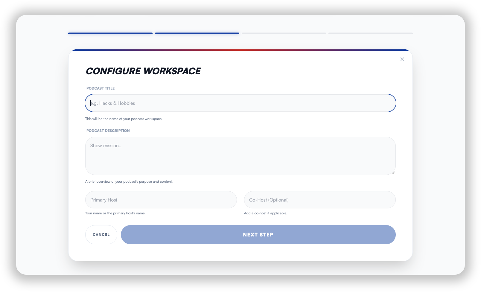 Onboarding Step 2 (Light)